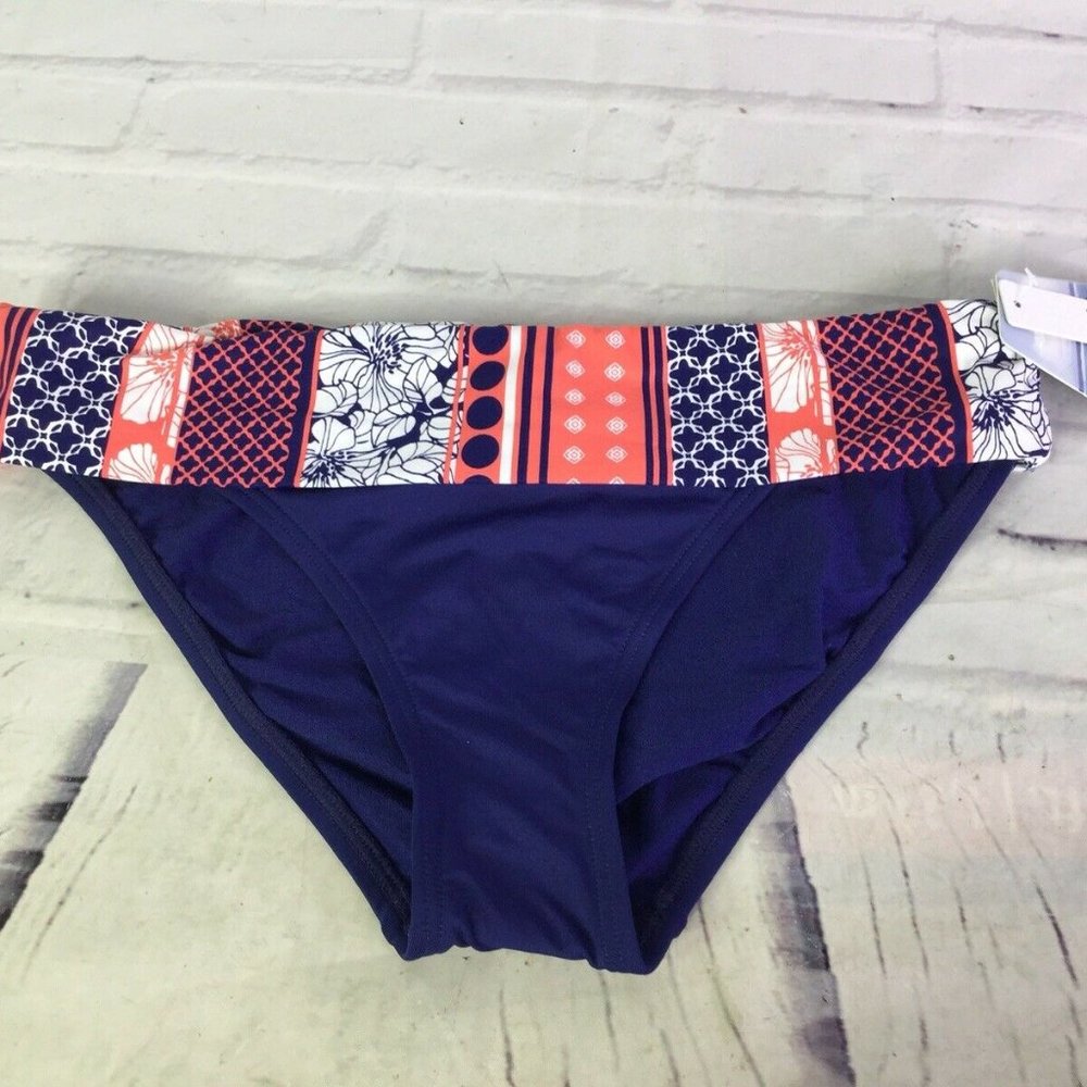 Captiva Multi Print Bikini Swim Bottoms Size S
